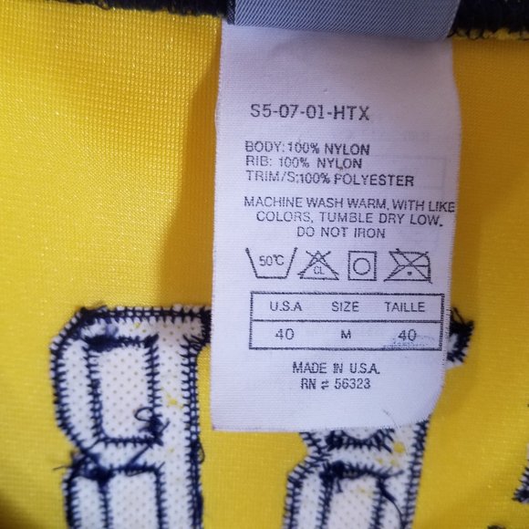 VTG Nike Chris Webber Michigan Wolverines Fab 5 Basketball Jersey Size 4… - Picture 5 of 7